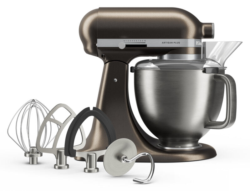 KitchenAid 4,7L 5KSM50PKVE Küchenmaschine - Artisan Plus mit GRATIS Glasschüssel