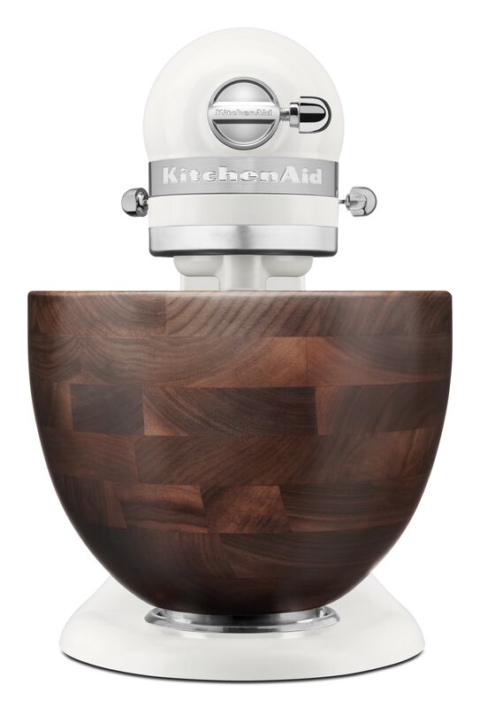 KitchenAid 4,7 L 5KSM156WBEPL Artisan Küchenmaschine mit Walnussschüssel