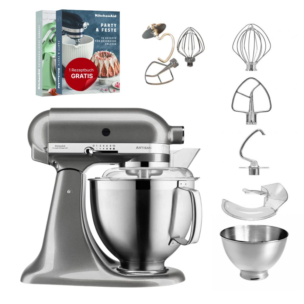 KitchenAid 4,8 L 5KSM185 Artisan Küchenmaschine Tschimmlover TschimmWhip,TschimmHook,TschimmBeat
