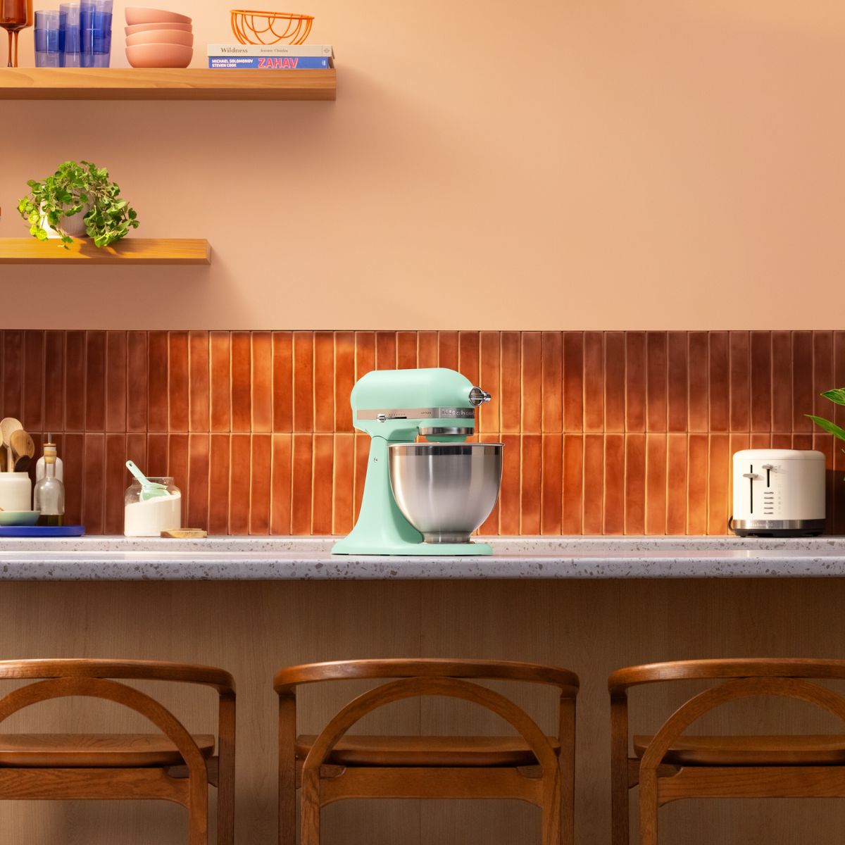 KitchenAid Küchenmaschine 4,7L Artisan 5KSM195PSESD Küchenmaschine Spearmint
