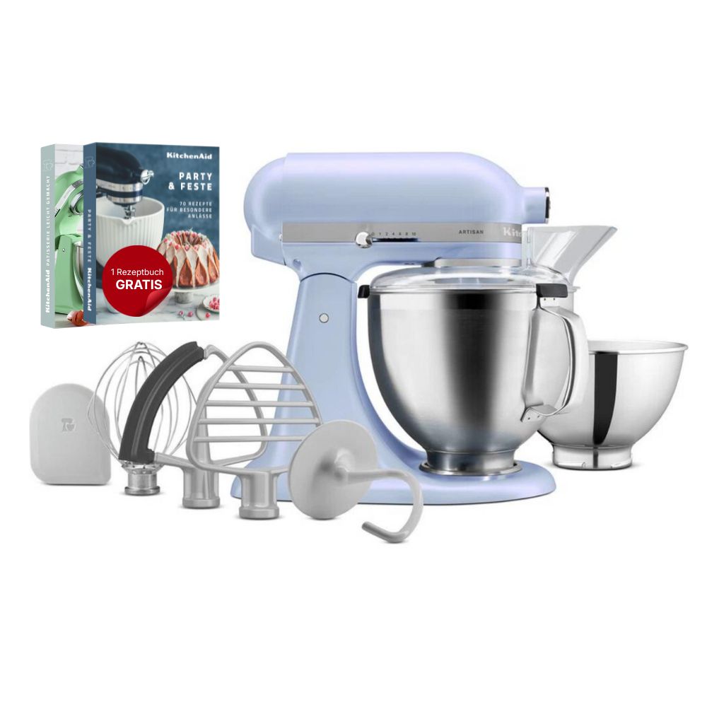 KitchenAid Küchenmaschine 4,7L Artisan 5KSM195PSEOA Blue Salt