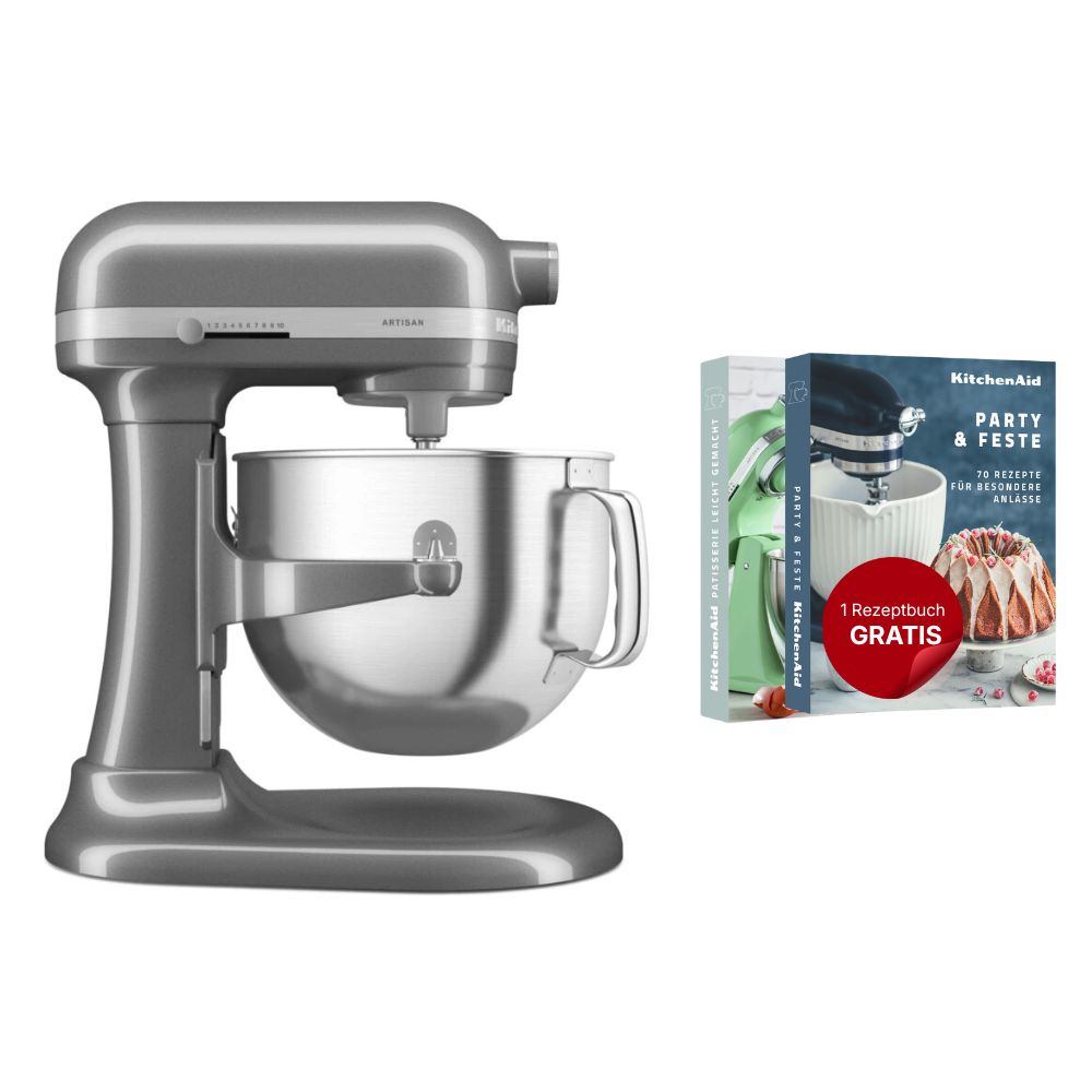 KitchenAid Küchenmaschine mit Schüsselheber 6,6 L Artisan 5KSM70SHX