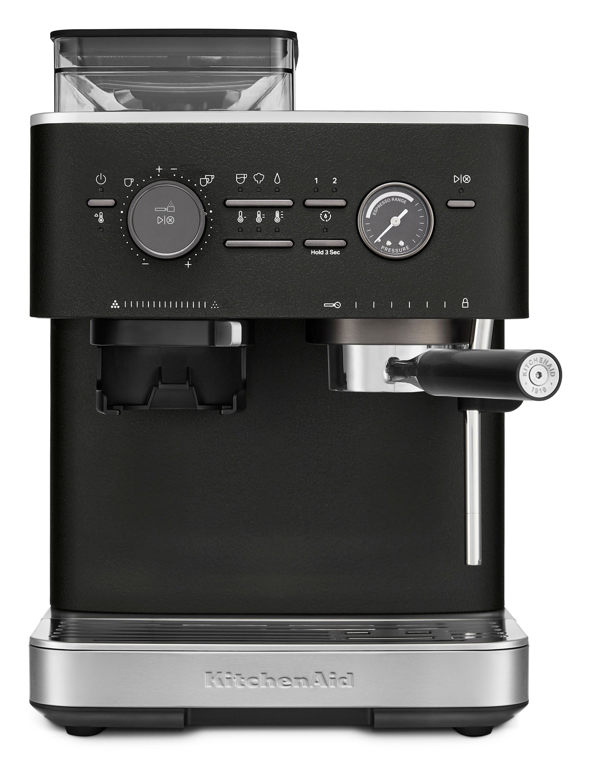 KitchenAid halbautomatische Espressomaschine mit Gratmahlwerk 5KES6551 inkl. GRATIS Illy Exploration Kit