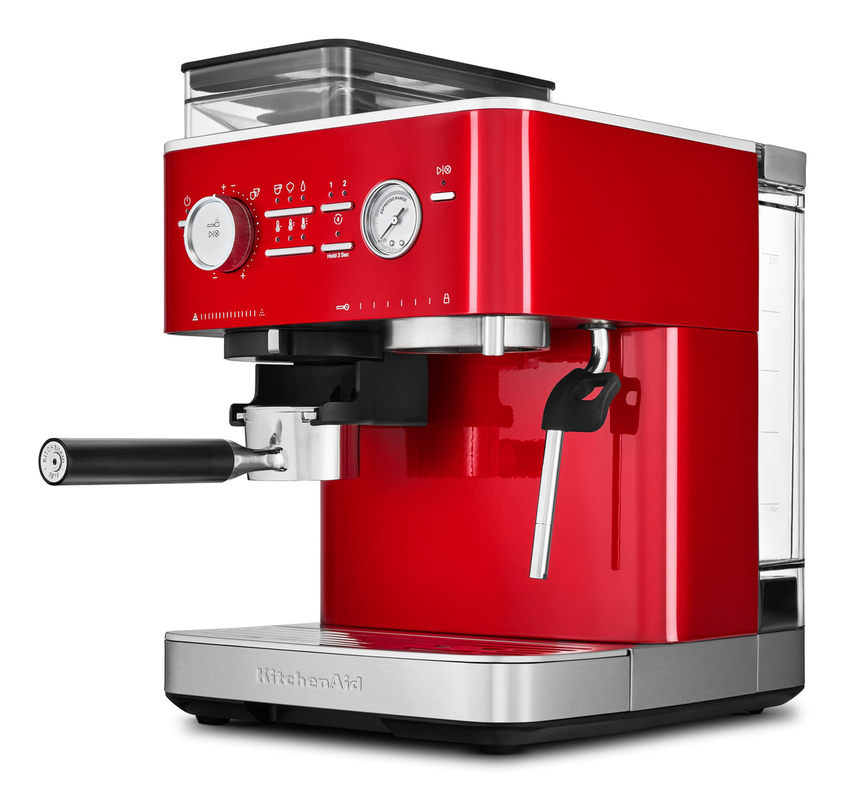 KitchenAid halbautomatische Espressomaschine mit Gratmahlwerk 5KES6551 inkl. GRATIS Illy Exploration Kit