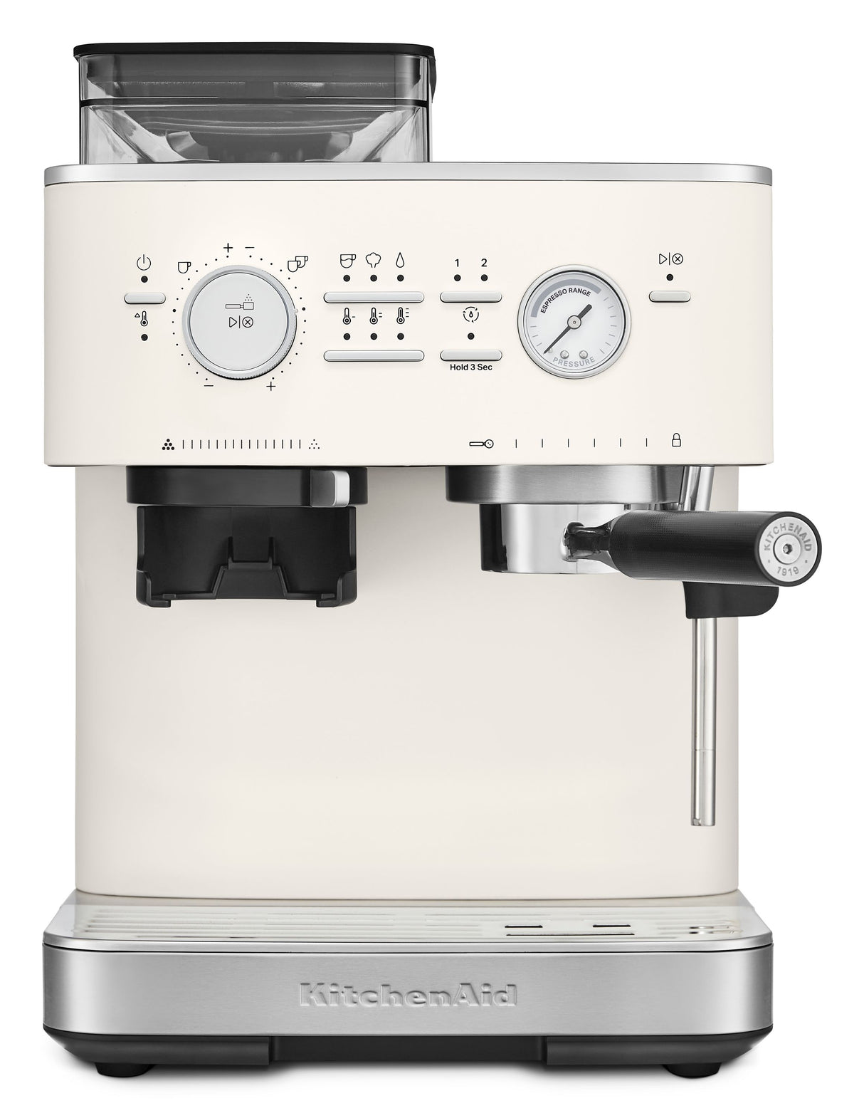 KitchenAid halbautomatische Espressomaschine mit Gratmahlwerk 5KES6551 inkl. GRATIS Illy Exploration Kit