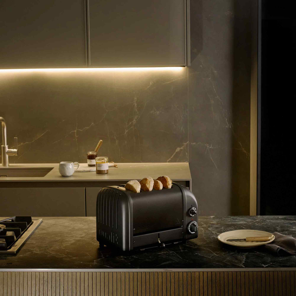 Dualit Classic 4er-Toaster Stealth