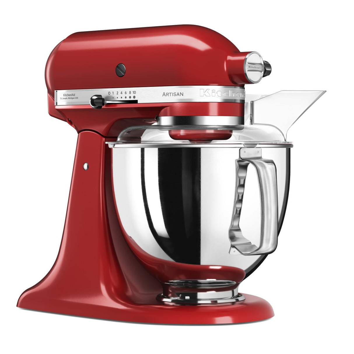 KitchenAid 4,8 L 5KSM175 Artisan Küchenmaschine Beginnerset mit Gemüseschneider