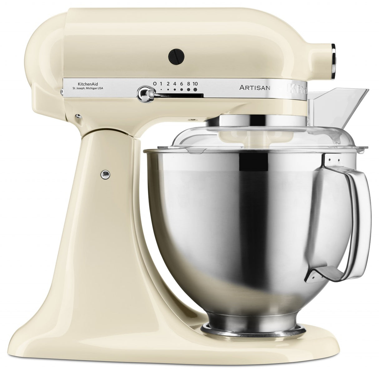 KitchenAid 4,8 L 5KSM185 Artisan Küchenmaschine Meatlover Metallfleischwolf 5KSMMGA Gr. 8 und Spritzgebäckvorsatz
