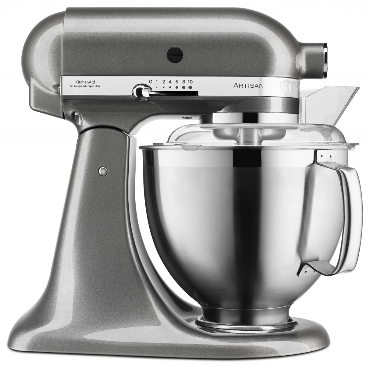 KitchenAid 4,8 L 5KSM185 Artisan Küchenmaschine Meatlover Metallfleischwolf 5KSMMGA Gr. 8 und Spritzgebäckvorsatz