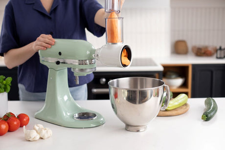 KitchenAid Set Glasschüssel 5KSM5GB + Gemüseschneider 5KSMVSA