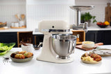 KitchenAid Set Metallfleischwolf 5KSMMGA inkl. Spritzgebäck + Gemüseschneider 5KSMVSA