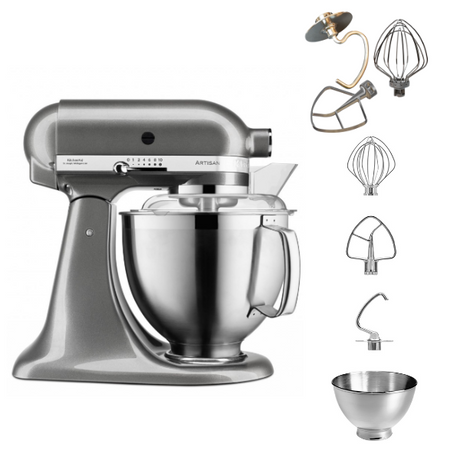 KitchenAid 4,8 L 5KSM185 Artisan Küchenmaschine Tschimmlover TschimmWhip,TschimmHook,TschimmBeat