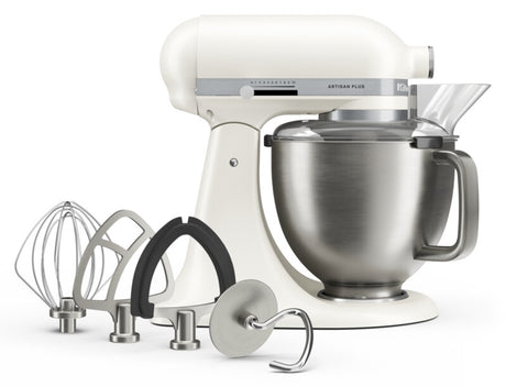 KitchenAid 4,7L 5KSM50PKVE Küchenmaschine - Artisan Plus mit GRATIS Glasschüssel