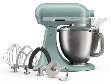 KitchenAid 4,7L 5KSM50PKVE Küchenmaschine - Artisan Plus mit GRATIS Glasschüssel