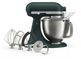 KitchenAid 4,7L 5KSM50PKVE Küchenmaschine - Artisan Plus mit GRATIS Glasschüssel