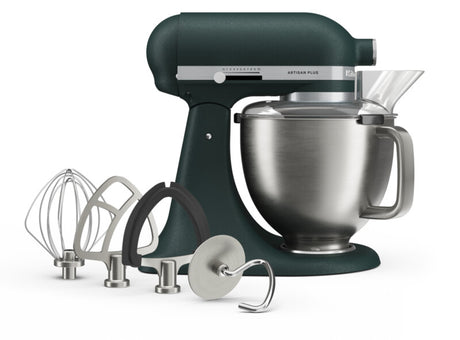 KitchenAid 4,7L 5KSM50PKVE Küchenmaschine - Artisan Plus mit GRATIS Glasschüssel