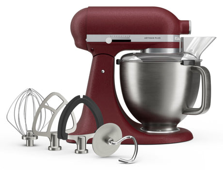 KitchenAid 4,7L 5KSM50PKVE Küchenmaschine - Artisan Plus mit GRATIS Glasschüssel