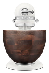 KitchenAid 4,7 L 5KSM156WBEPL Artisan Küchenmaschine mit Walnussschüssel