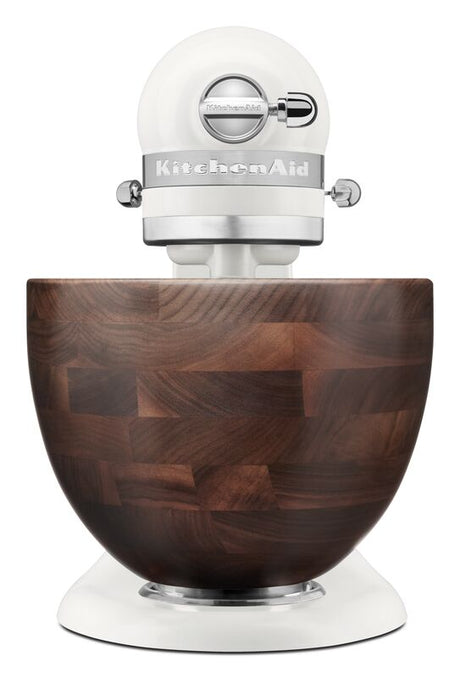 KitchenAid 4,7 L 5KSM156WBEPL Artisan Küchenmaschine mit Walnussschüssel