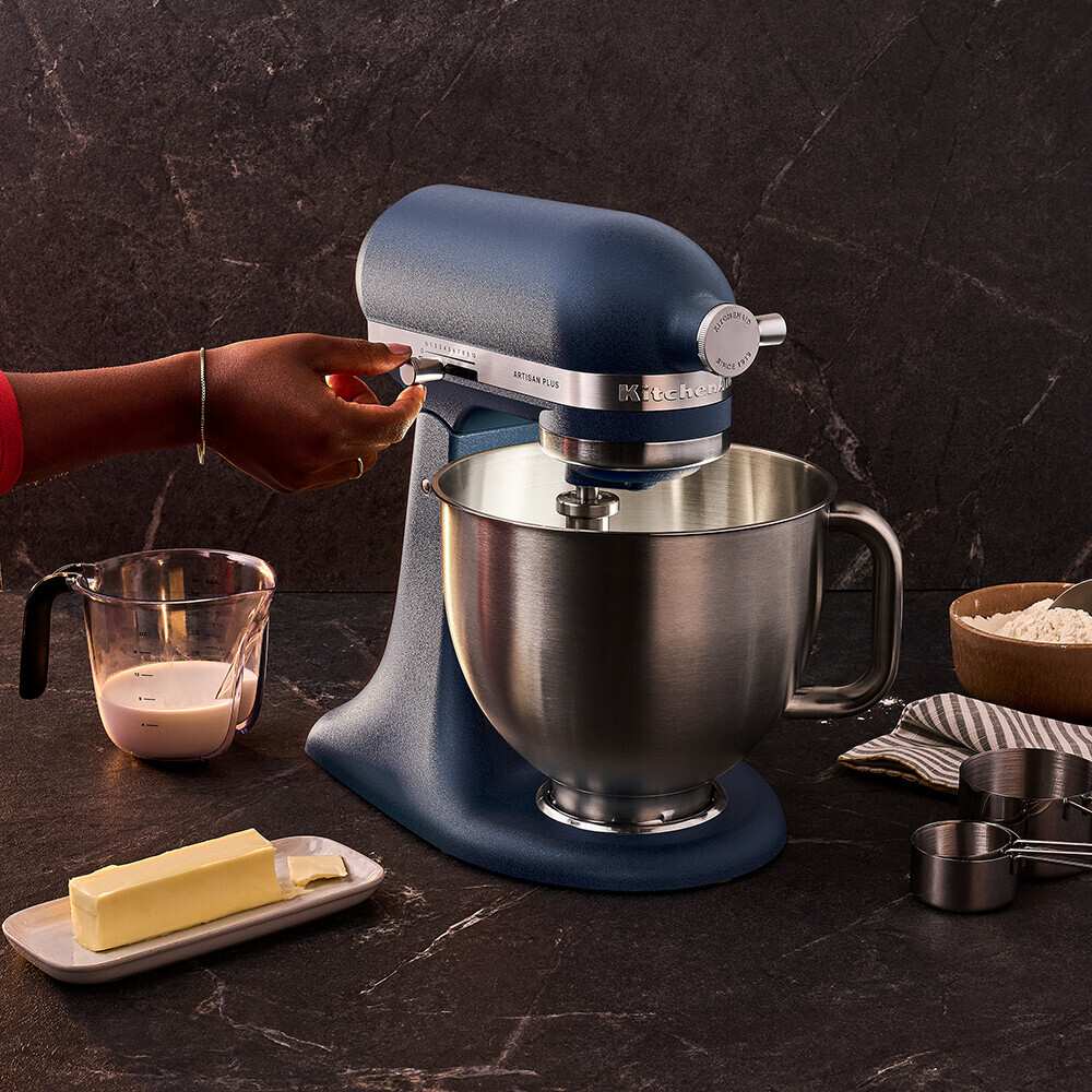 KitchenAid 4,7L 5KSM50PKVE Küchenmaschine - Artisan Plus mit GRATIS Glasschüssel