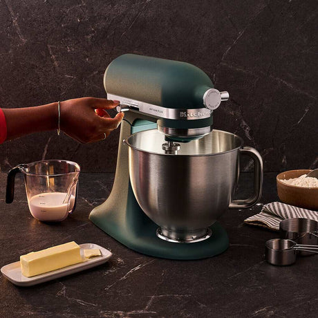 KitchenAid 4,7L 5KSM50PKVE Küchenmaschine - Artisan Plus mit GRATIS Glasschüssel