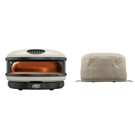 Gozney Arc XL Pizzaofen Creme mit Abdeckhaube