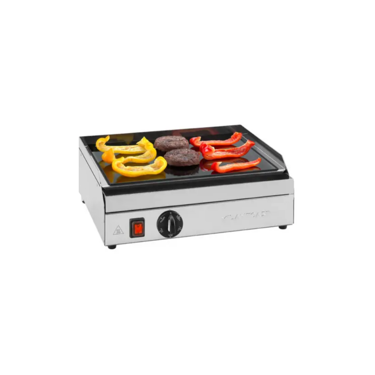 Milantoast Plancha Tischgrill mit Glaskeramikplatte