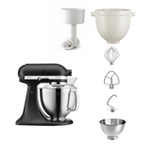 KitchenAid 4,8 L 5KSM185 Artisan Küchenmaschine Breadlover Messerschmidt Getreidemühlenvorsatz, Brotbackschüssel