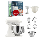 KitchenAid 4,8 L 5KSM175 Artisan Küchenmaschine Breadlover mit Messerschmidt Getreidemühlenvorsatz + Brotbackschüssel