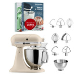KitchenAid 4,8 L 5KSM175 Artisan Küchenmaschine Steellover mit Edelstahl-Werkzeugen