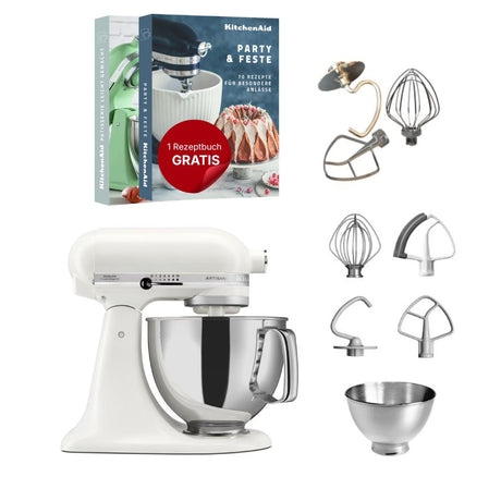 KitchenAid 4,8 L 5KSM175 Artisan Küchenmaschine Tschimmlover mit Tschimmhook Rührelementen