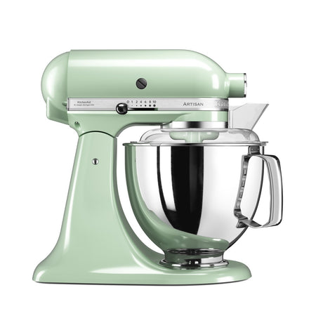 KitchenAid 4,8 L 5KSM175 Artisan Küchenmaschine Allrounderset mit Gemüseschneider+Fleischwolf+Spritzgebäckvorsatz