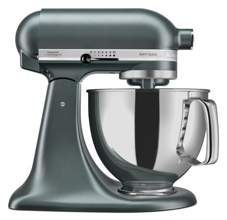 KitchenAid 4,8 L 5KSM175 Artisan Küchenmaschine Pastrylover mit Kunststofffleischwolf+Spritzgebäckvorsatz und Patisserie Buch