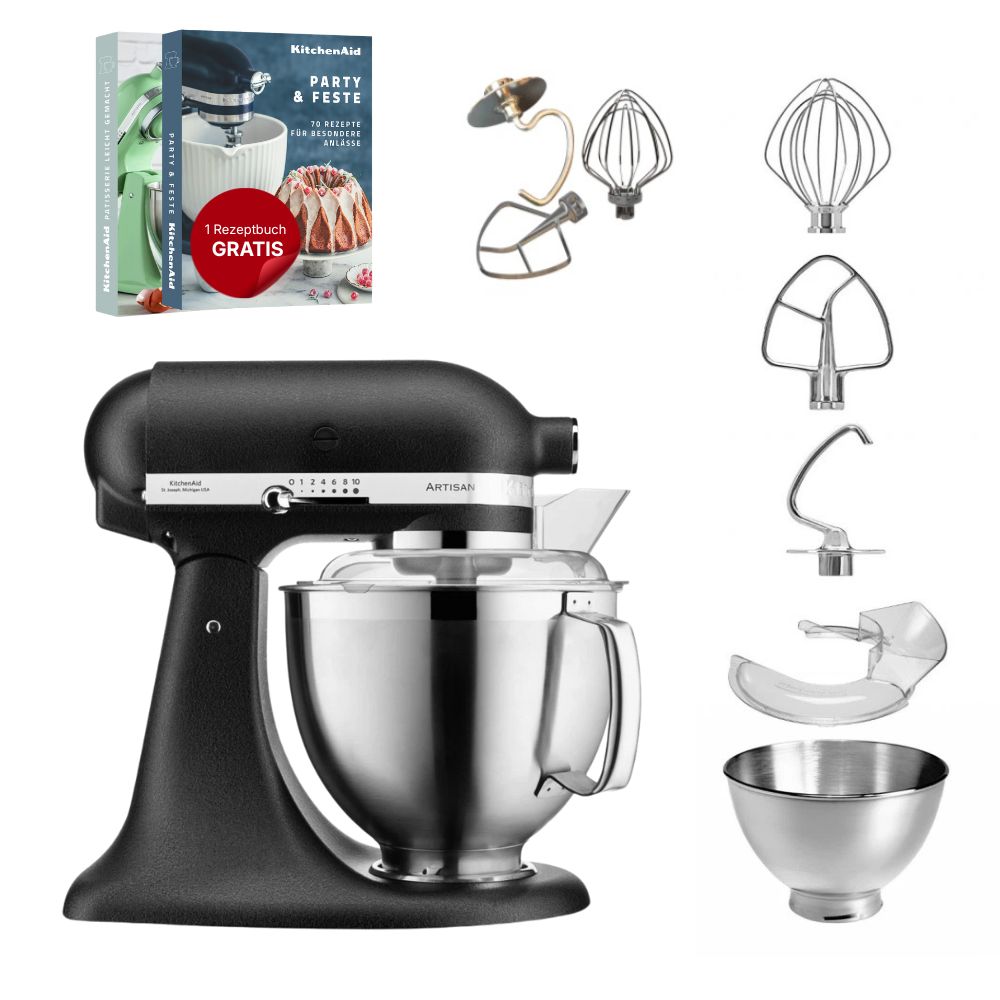 KitchenAid 4,8 L 5KSM185 Artisan Küchenmaschine Tschimmlover TschimmWhip,TschimmHook,TschimmBeat