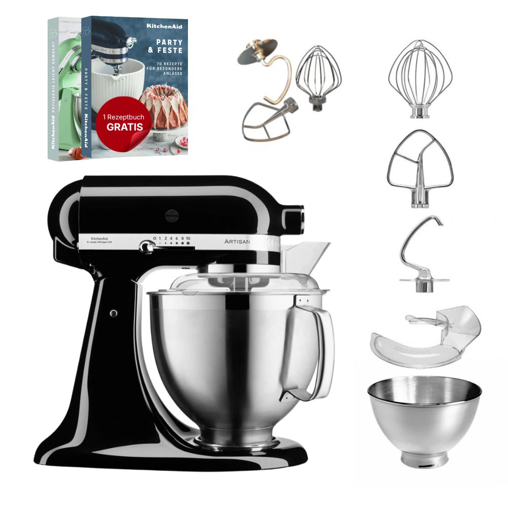 KitchenAid 4,8 L 5KSM185 Artisan Küchenmaschine Tschimmlover TschimmWhip,TschimmHook,TschimmBeat
