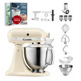 KitchenAid 4,8 L 5KSM185 Artisan Küchenmaschine Allrounderset Fleischwolf+Spritzgebäck+Gemüseschneider