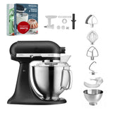 KitchenAid 4,8 L 5KSM185 Artisan Küchenmaschine Cookielover Artisan Fleischwolf+Spritzgebäck+Flexirührer