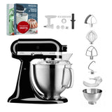 KitchenAid 4,8 L 5KSM185 Artisan Küchenmaschine Cookielover Artisan Fleischwolf+Spritzgebäck+Flexirührer