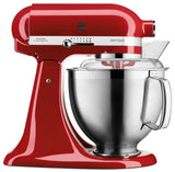 KitchenAid 4,8 L 5KSM185 Artisan Küchenmaschine Meatlover Metallfleischwolf 5KSMMGA Gr. 8 und Spritzgebäckvorsatz