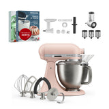 KitchenAid 4,7 L 5KSM50 Artisan Plus Küchenmaschine Allrounderset mit Gemüseschneider + Fleischwolf + Spritzgebäckvorsatz