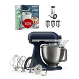 KitchenAid 4,7 L 5KSM50 Artisan Plus Küchenmaschine Beginnerset mit Gemüseschneider