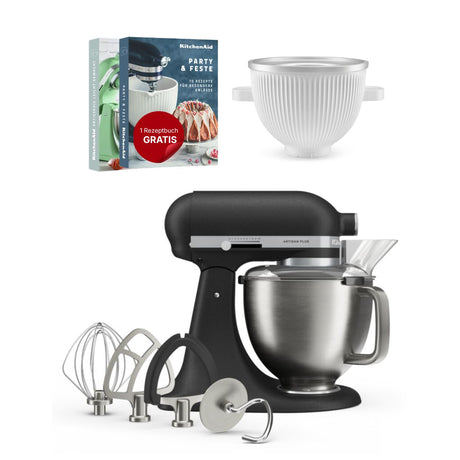 KitchenAid 4,7 L 5KSM50 Artisan Plus Küchenmaschine Icelover mit Eiszubereiter