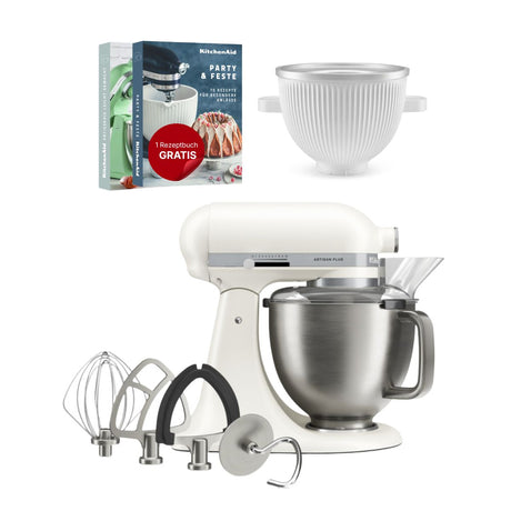 KitchenAid 4,7 L 5KSM50 Artisan Plus Küchenmaschine Icelover mit Eiszubereiter