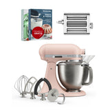 KitchenAid 4,7 L 5KSM50 Artisan Plus Küchenmaschine Pastalover mit 3-in-1 Nudelvorsatz