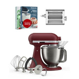KitchenAid 4,7 L 5KSM50 Artisan Plus Küchenmaschine Pastalover mit 3-in-1 Nudelvorsatz