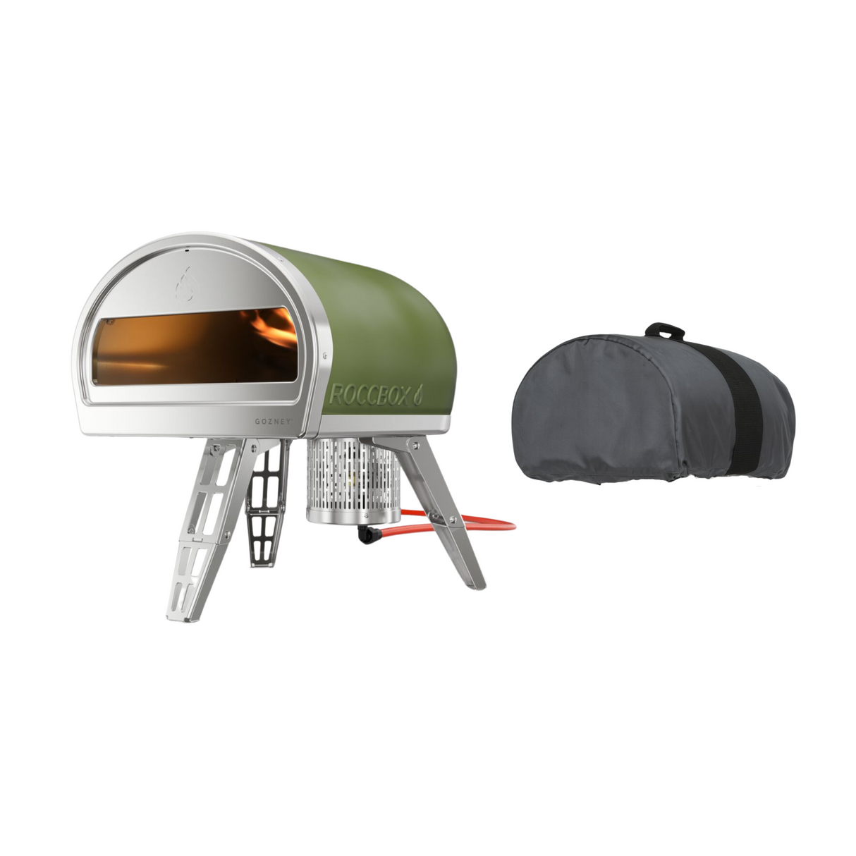 Gozney Roccbox Pizzaofen mit Abdeckhaube