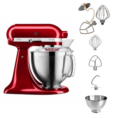 KitchenAid 4,8 L 5KSM185 Artisan Küchenmaschine Tschimmlover TschimmWhip,TschimmHook,TschimmBeat