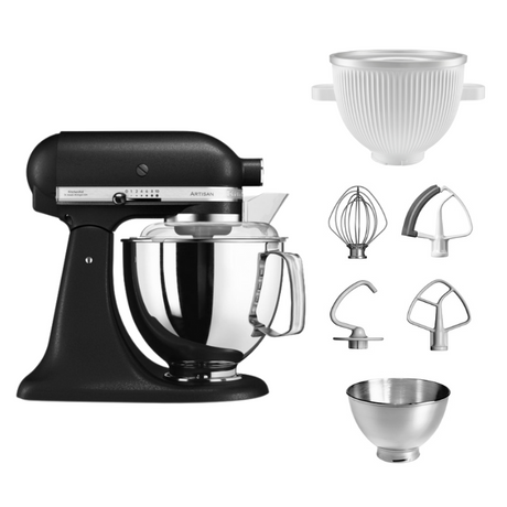 KitchenAid 4,8 L 5KSM175 Artisan Küchenmaschine Icelover mit Eiszubereiter