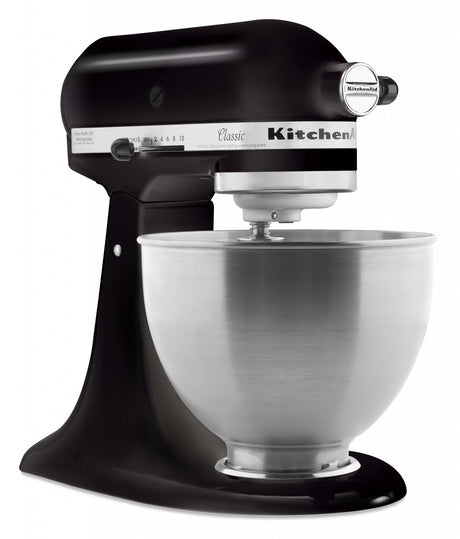 KitchenAid 4,3 L 5K45SS Classic Küchenmaschine Set 4 Fleischwolf+Spritzgebäck+Schüssel+Spritzschutz