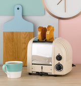 Dualit Toaster Paket 2, 2er Toaster mit Sandwichzange und Brötchenaufsatz
